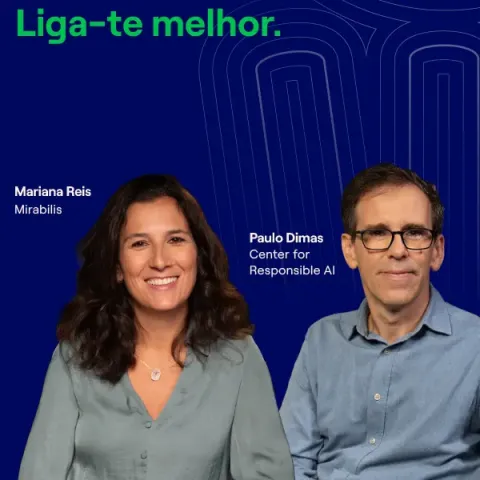 Madalena Reis da Mirabilis e Paulo Dimas no Tech Balance